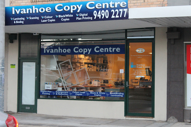 Ivanhoe Copy Centre |  | 72 Lower Heidelberg Rd, Ivanhoe VIC 3079, Australia | 0394902277 OR +61 3 9490 2277