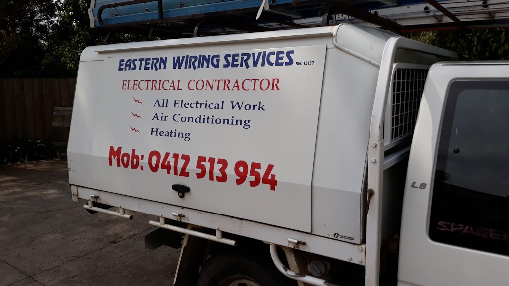 Eastern Wiring | Box 618, Healesville VIC 3777, Australia | Phone: 0412 513 954