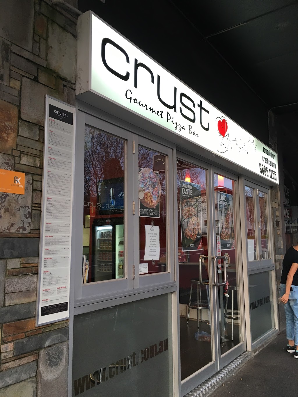 Crust Pizza | 293 High St, Ashburton VIC 3147, Australia | Phone: (03) 9885 1255