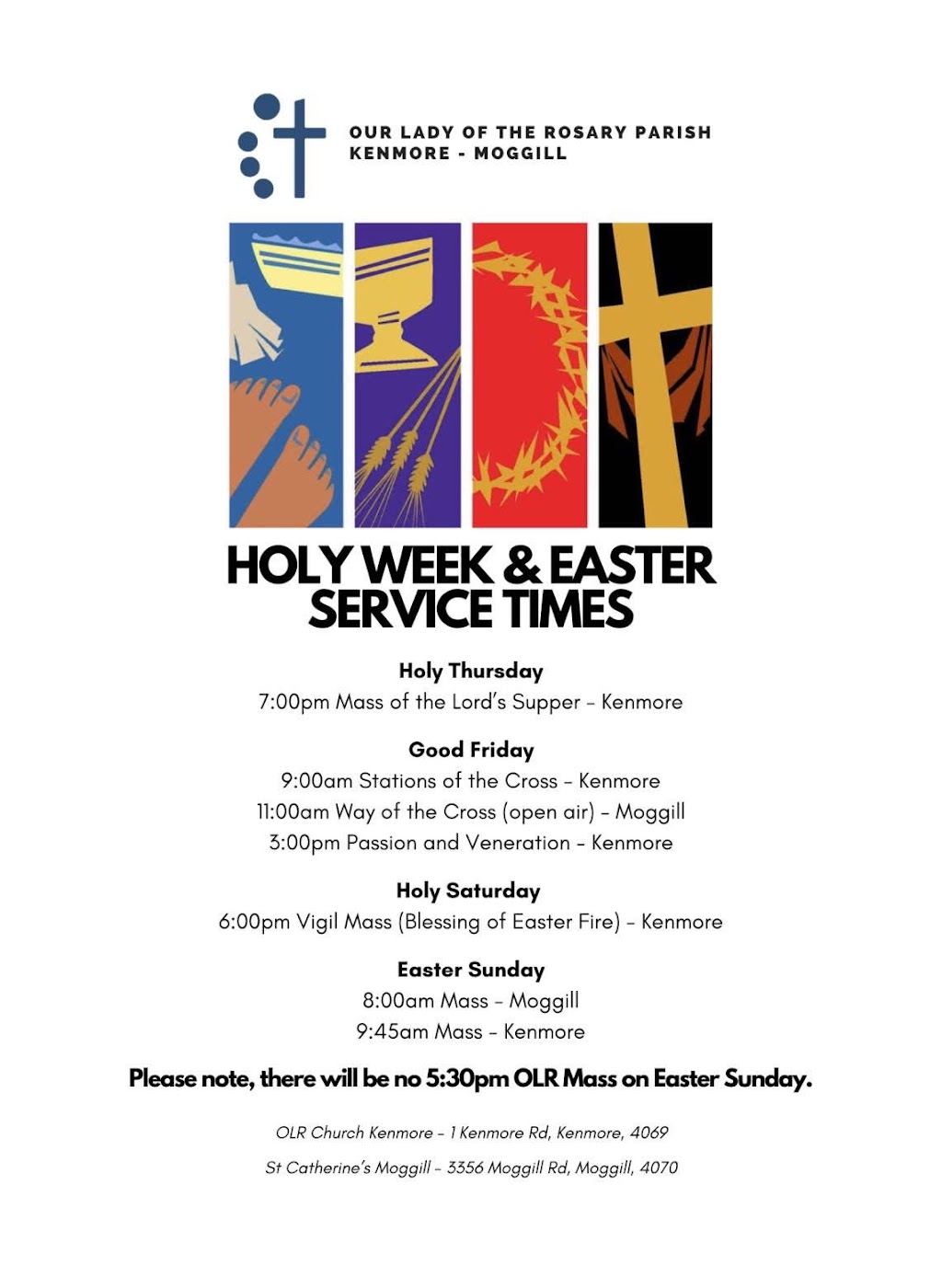 Our Lady of the Rosary Catholic Church Kenmore | 1 Kenmore Rd, Kenmore QLD 4069, Australia | Phone: (07) 3324 3630