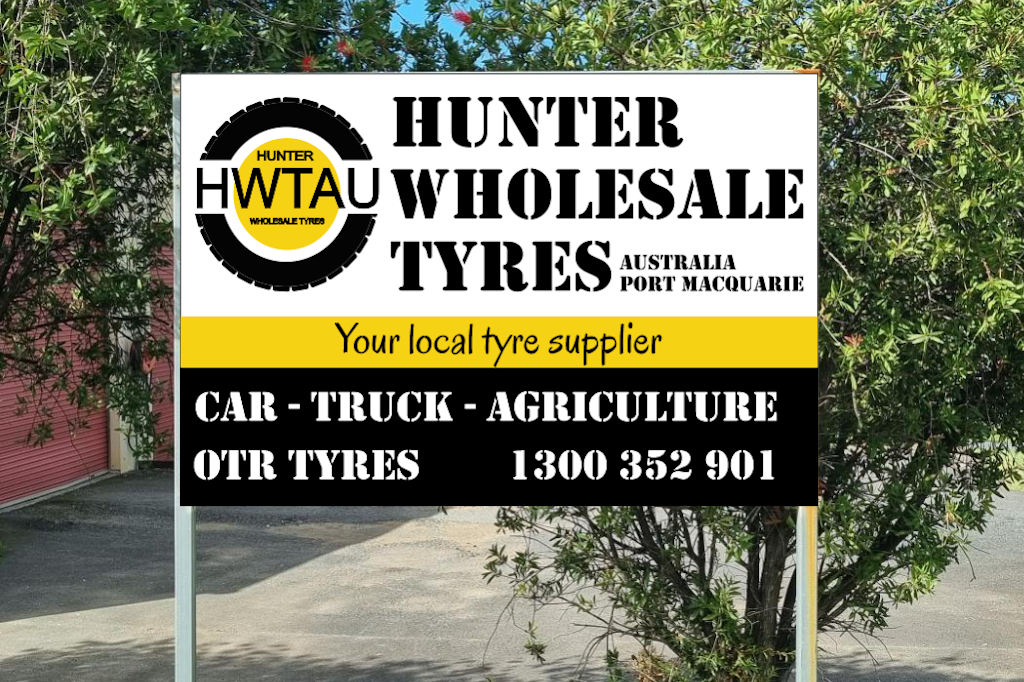 Hunter Wholesale Tyres Australia -Port Macquarie | 1/9 Commerce St, Wauchope NSW 2446, Australia | Phone: 1300 352 901