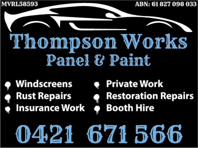 Thompson Works Panel and Paint | 10 Carlaminda Rd, Polo Flat NSW 2630, Australia | Phone: 0421 671 566
