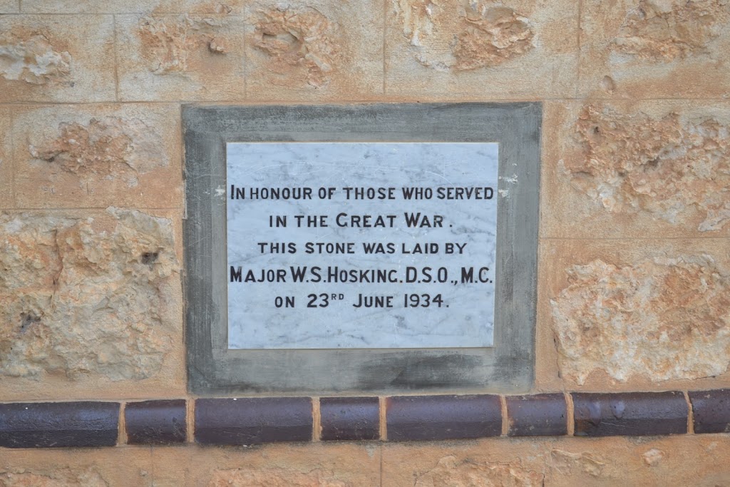 Memorial Hall and soldiers monument | park | 89 Bridge Rd, Langhorne Creek SA 5255, Australia