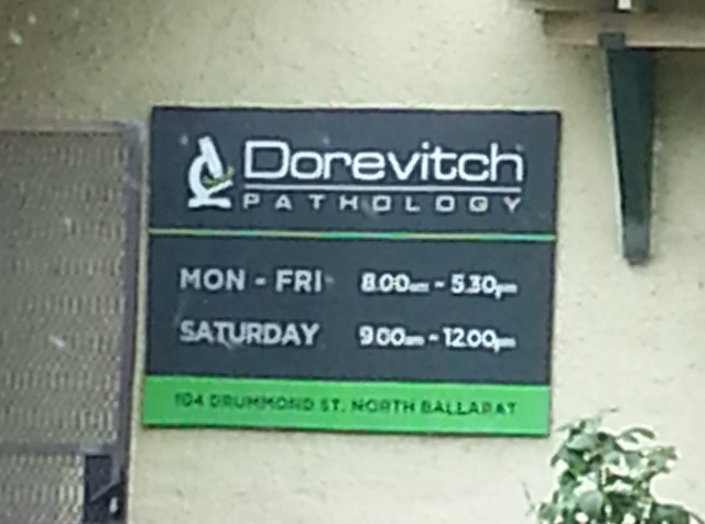 Dorevitch Pathology | health | 104 Drummond St N, Ballarat Central VIC 3350, Australia | 0353591778 OR +61 3 5359 1778