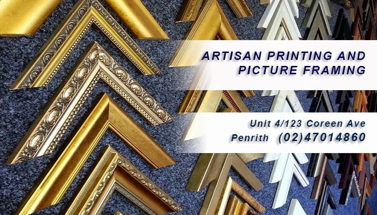 Artisan Printing & Picture Framing Services | store | 4/123 Coreen Ave, Penrith NSW 2750, Australia | 0247014860 OR +61 2 4701 4860