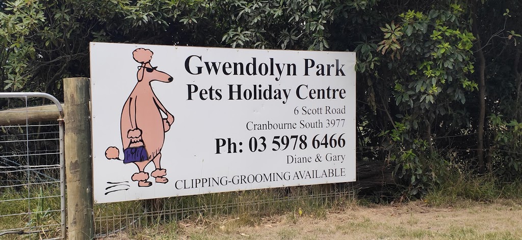 Gwendolyn Park Pets Holiday Centre |  | 6 Scott Rd, Cranbourne South VIC 3977, Australia | 0359786466 OR +61 3 5978 6466