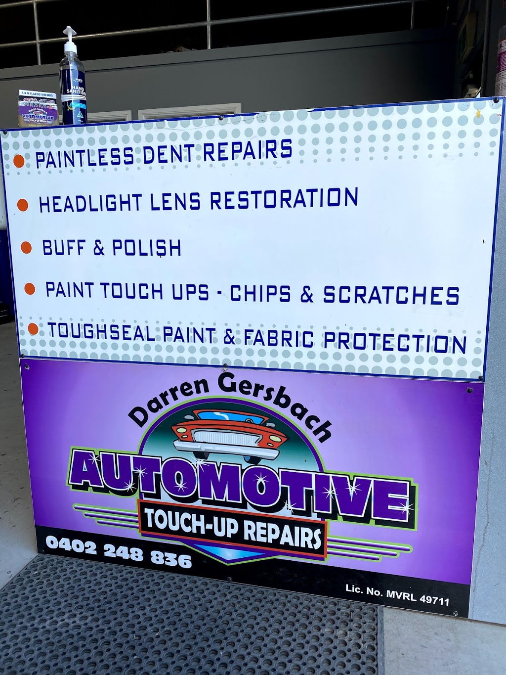 Darren Gersbach Automotive Touch-Up Repairs | Unit 6 corner Bourke &, River St, Dubbo NSW 2830, Australia | Phone: 0402 248 836