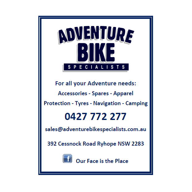 Adventure Bike Specialists | car repair | 392 Cessnock Rd, Ryhope NSW 2283, Australia | 0427772277 OR +61 427 772 277