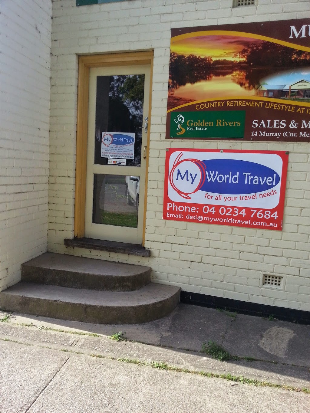 My World Travel | travel agency | shop 1/11-13 Mellool St, Barham NSW 2732, Australia | 0354531190 OR +61 3 5453 1190