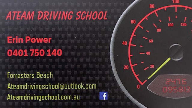 Ateam Driving School Central Coast | 19 Albatross Cl, Forresters Beach NSW 2260, Australia | Phone: 0401 750 140