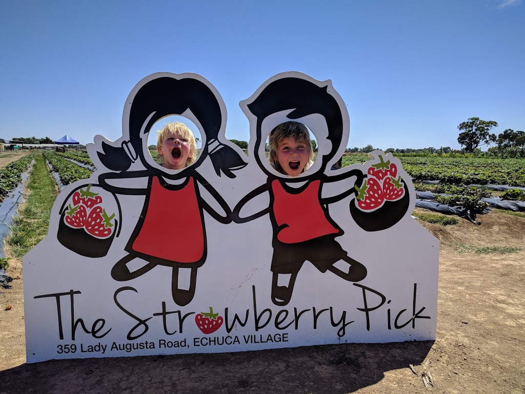 The Strawberry Pick | 359 Lady Augusta Rd, Echuca Village VIC 3564, Australia | Phone: 0414 555 044