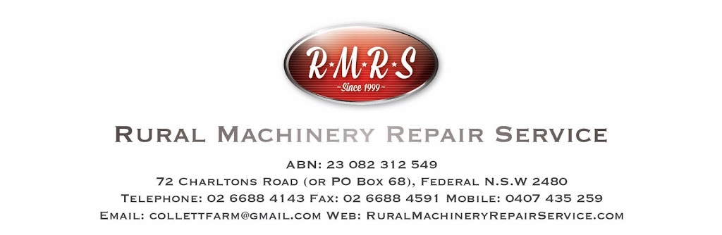 Rural Machinery Repair Service | car repair | 72 Charltons Rd, Federal NSW 2480, Australia | 0266884143 OR +61 2 6688 4143