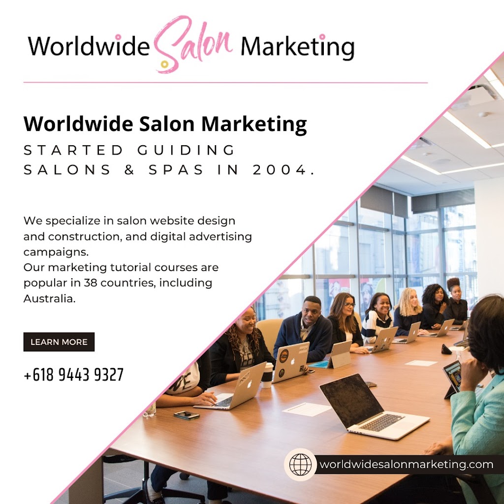 Worldwide Salon Marketing | 23 Gibson Dr, Dunsborough WA 6281, Australia | Phone: (08) 9443 9327