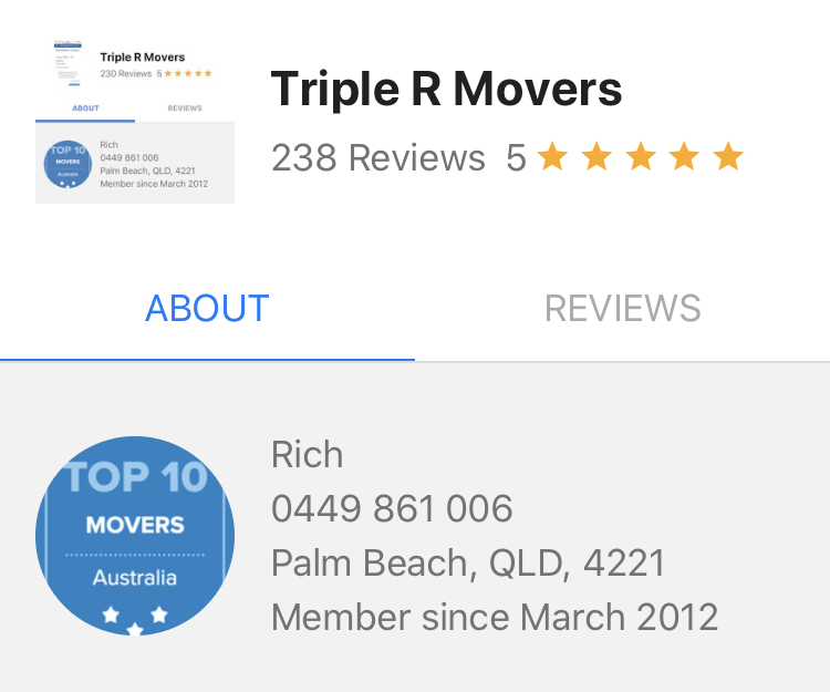 Triple R Movers | 31 Ann St, Mullumbimby NSW 2482, Australia | Phone: 0449 861 006