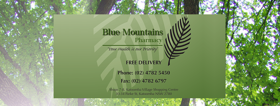 Blue Mountains Pharmacy | Katoomba Village Shopping Centre, 30-34 Parke Street, Katoomba NSW 2780, Australia | Phone: (02) 4782 5450