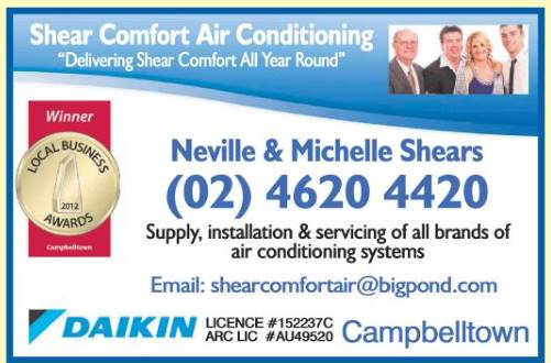 Shear Comfort Air Conditioning | general contractor | 80 Quirkes Ln, Menangle NSW 2568, Australia | 0246204420 OR +61 2 4620 4420