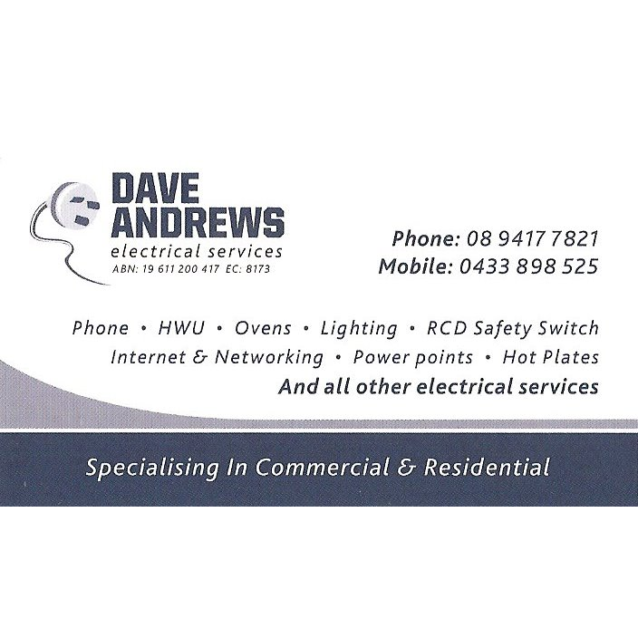 Dave Andrews Electrical | Southlake, 5a Medlar grv, Perth WA 6164, Australia | Phone: 0433 898 525