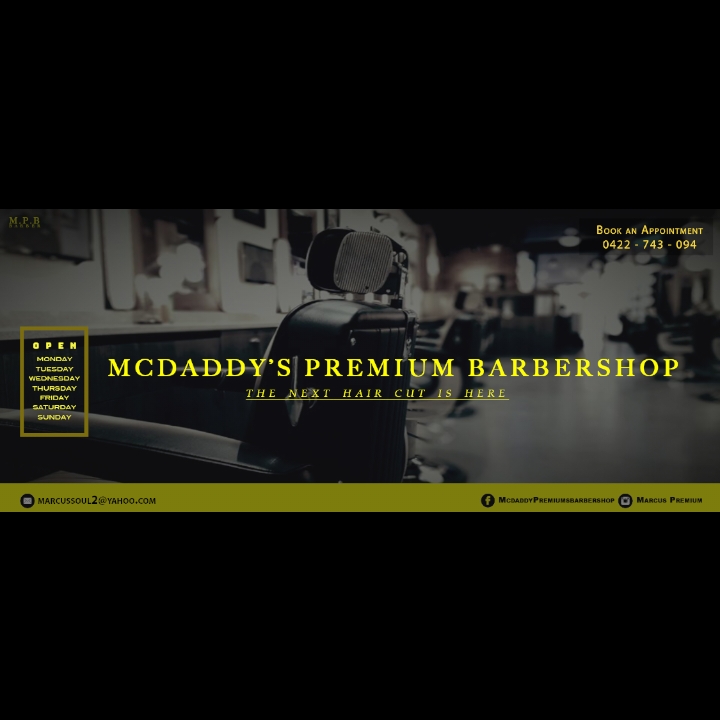 McDaddy Premium Barbershop | hair care | C, Cranbourne West VIC 3977, Australia | 0422743094 OR +61 422 743 094