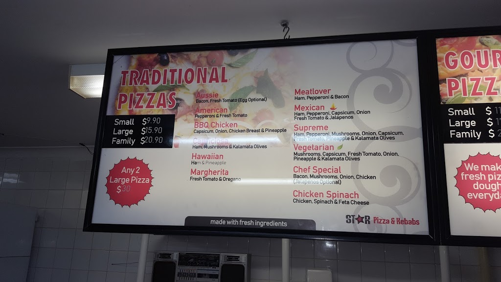 Star Pizza and Kebabs | 240 Main St, Osborne Park WA 6017, Australia | Phone: (08) 9344 8989