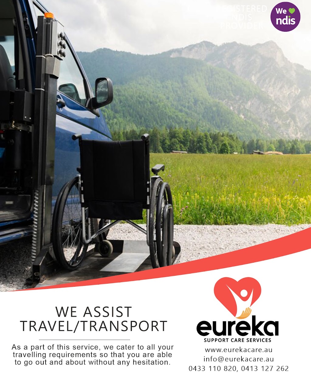 Eureka Support Care Services | 40 Thurling Parade, Lucas VIC 3350, Australia | Phone: 0422 040 627