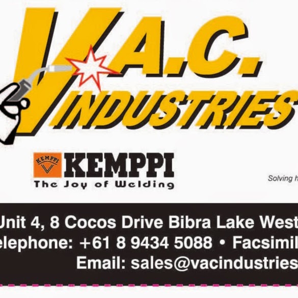 V.A.C. Industries | store | Unit 2/8 Cocos Dr, Bibra Lake WA 6163, Australia | 0894345088 OR +61 8 9434 5088