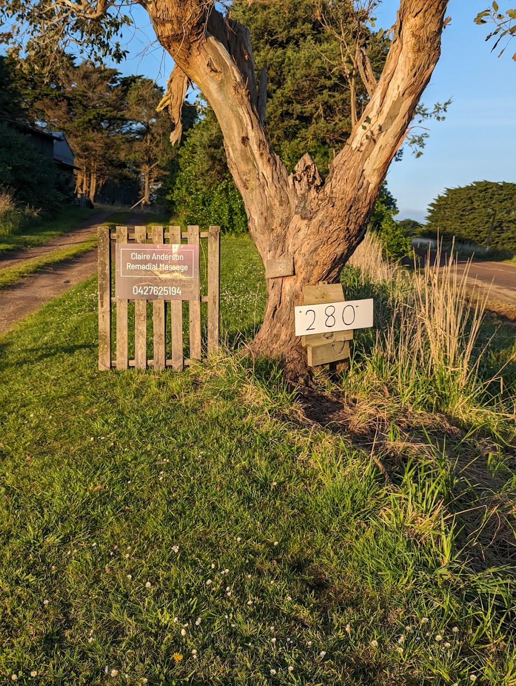 Claire Anderson Remedial Massage & Energy Healing | 280 Gallum Rd, Cooriemungle VIC 3268, Australia | Phone: 0427 625 194