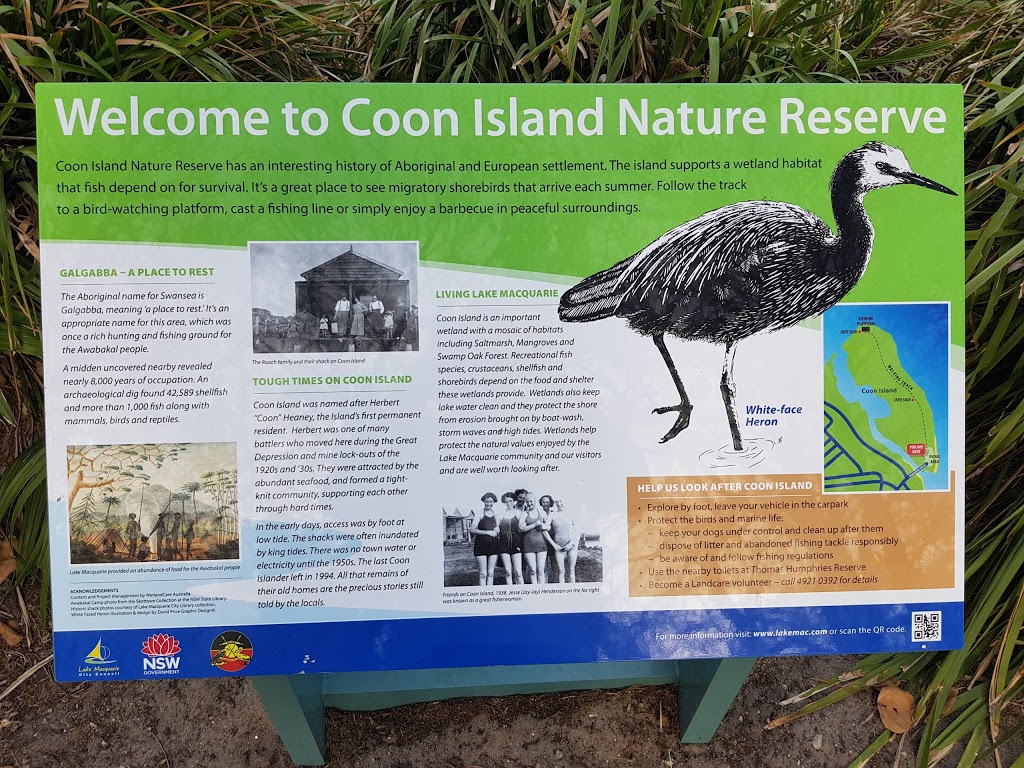 Coon Island Nature Reserve | Unnamed Road, Swansea NSW 2281, Australia
