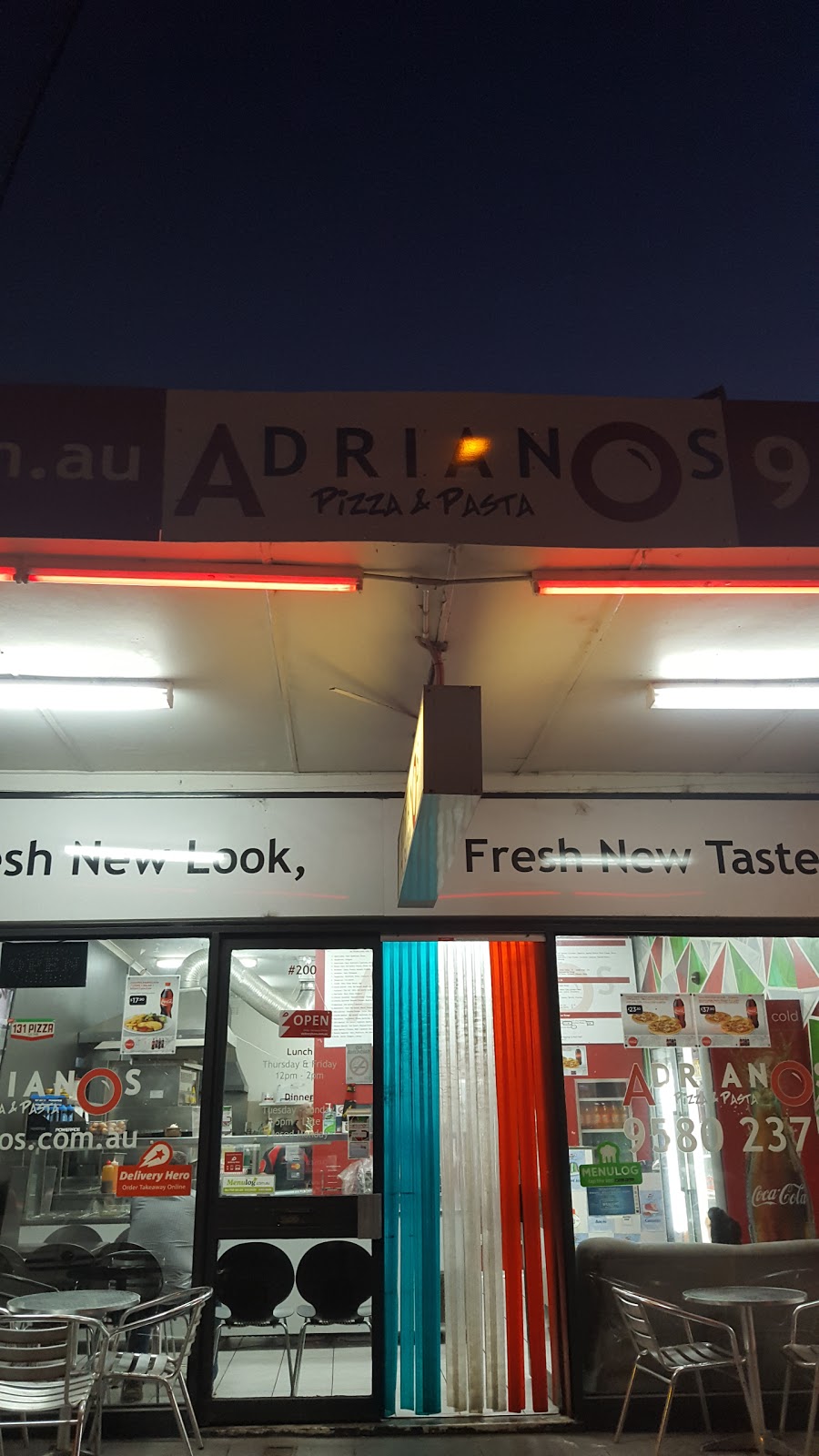 Adrianos Pizza & Pasta | meal delivery | 200 Lower Dandenong Rd, Mordialloc VIC 3195, Australia | 0395802375 OR +61 3 9580 2375