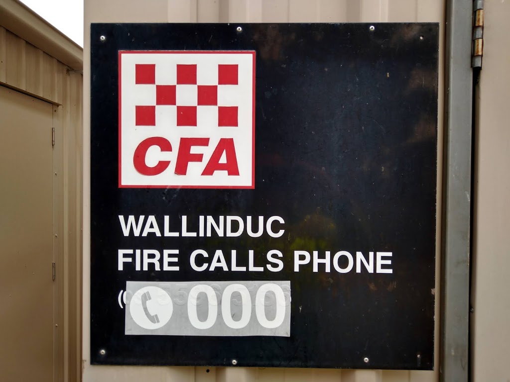 Wallinduc Fire Station | fire station | 1010 Berrybank-Wallinduc Rd, Wallinduc VIC 3351, Australia