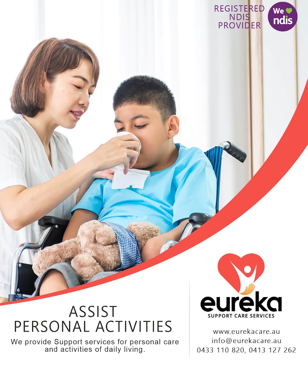 Eureka Support Care Services | 40 Thurling Parade, Lucas VIC 3350, Australia | Phone: 0422 040 627