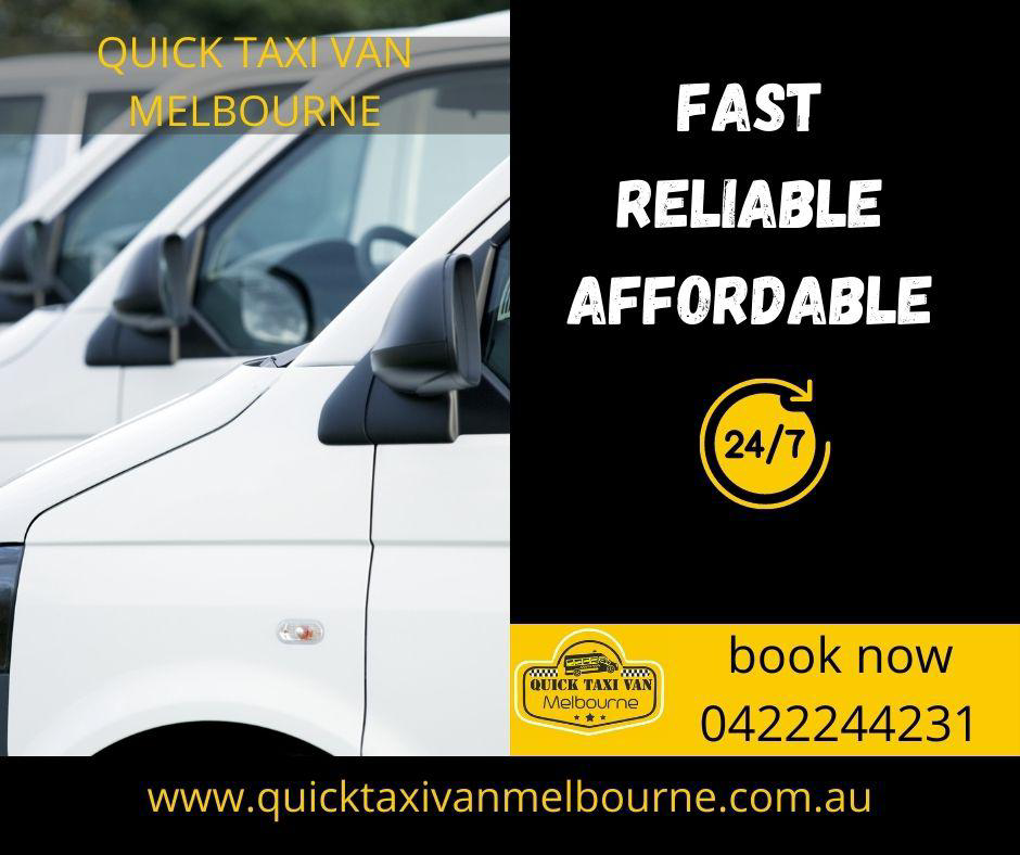 Quick Taxi Van Melbourne | Lot 2622/35 Rapa Dr, Tarneit VIC 3029, Australia | Phone: 0422 244 231