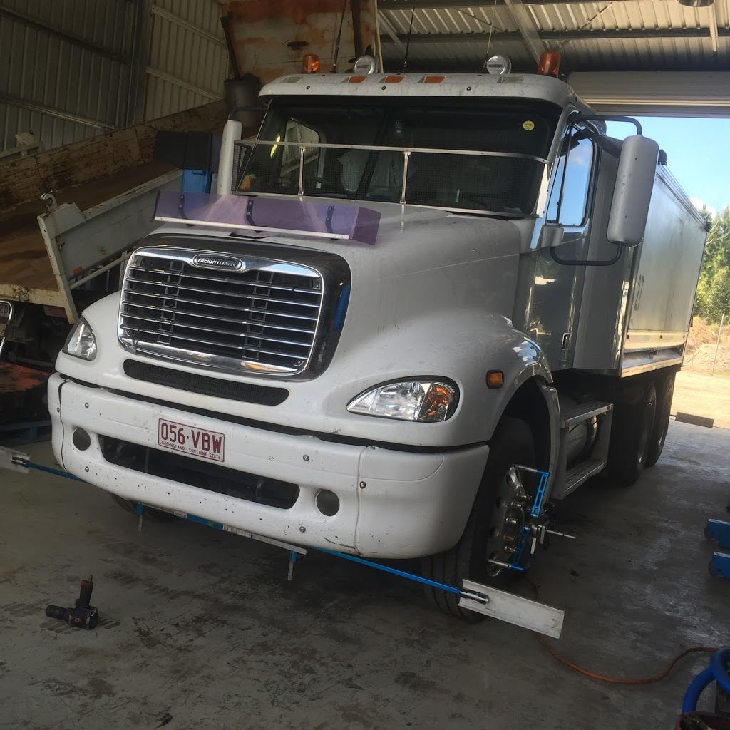 Truckologist Truck Wheel Alignment Workshop | 1 Evans Rd, Thagoona QLD 4306, Australia | Phone: 0403 056 961