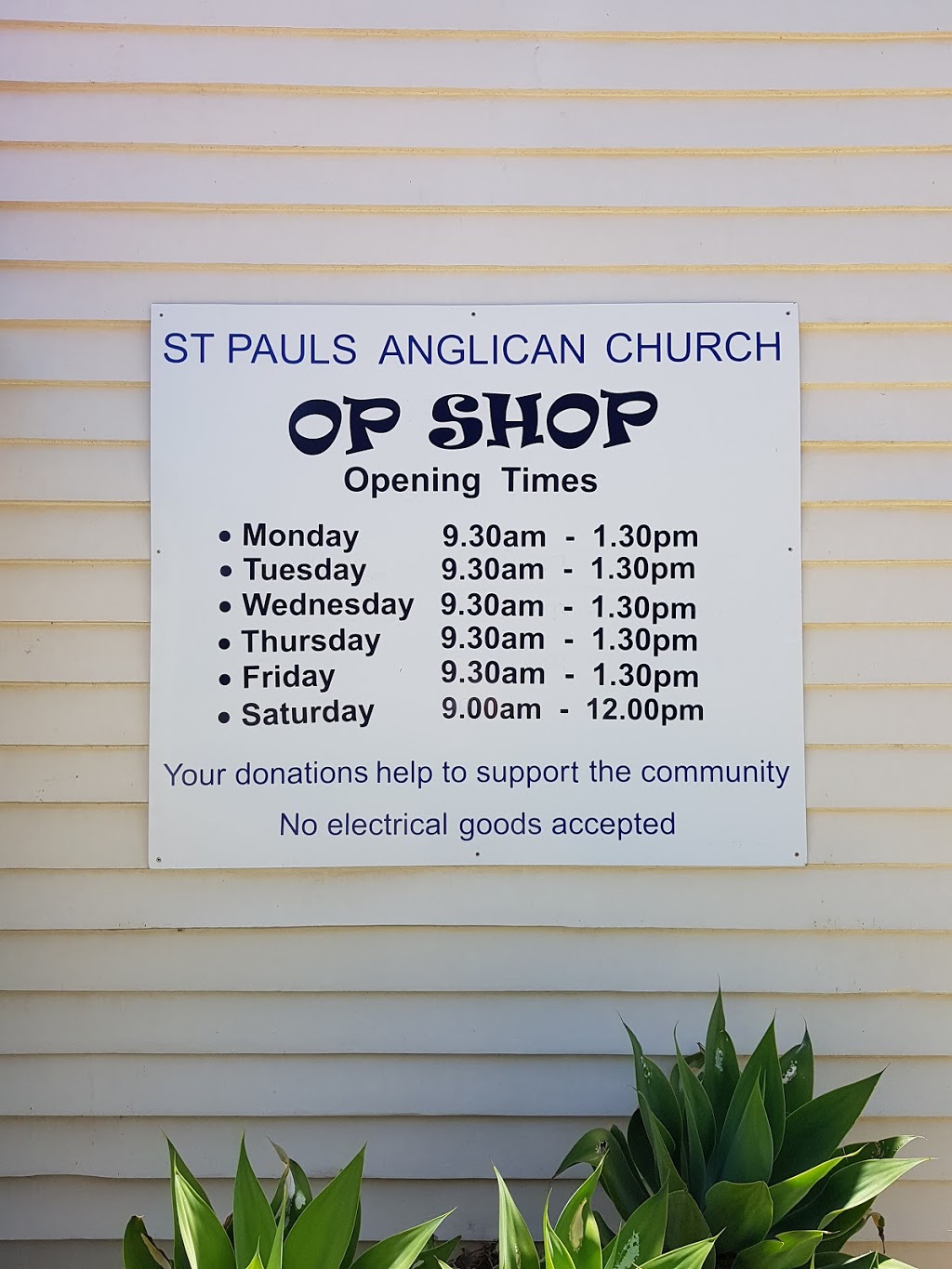 St Pauls Anglican Op Shop | store | 53 Young St, Harvey WA 6220, Australia