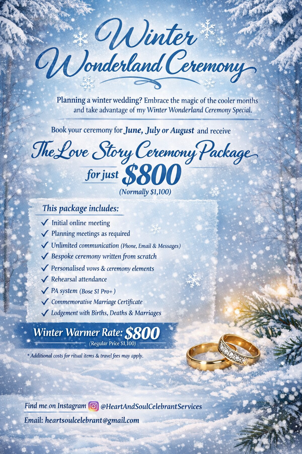 Heart and Soul Celebrant | 28 Reid Ln, Bass VIC 3991, Australia | Phone: 0494 638 246