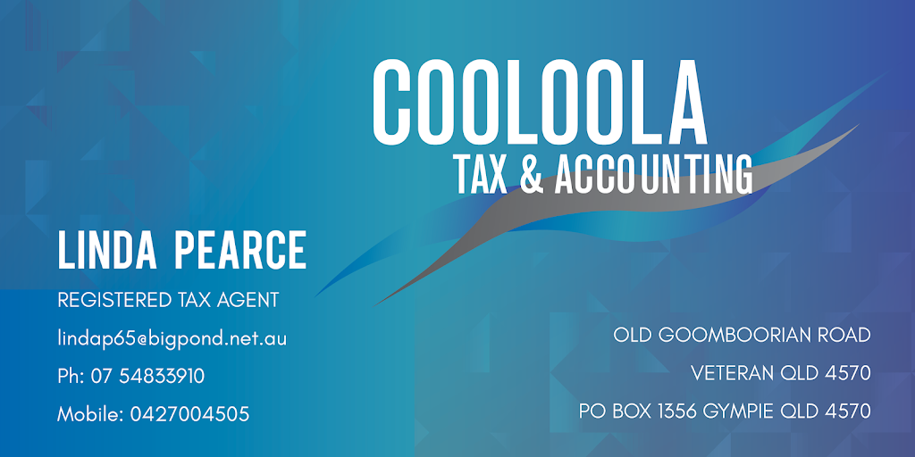 Cooloola Tax & Accounting | accounting | 517 Old Goomboorian Rd, Veteran QLD 4570, Australia | 0427004505 OR +61 427 004 505