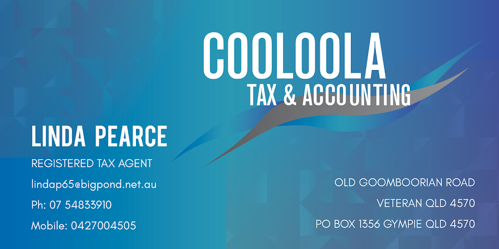 Cooloola Tax & Accounting | 517 Old Goomboorian Rd, Veteran QLD 4570, Australia | Phone: 0427 004 505