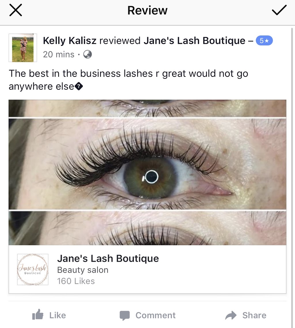 Janes Lash Boutique | 10 Sherlock Rd, Kingston Park SA 5049, Australia | Phone: 0418 133 832