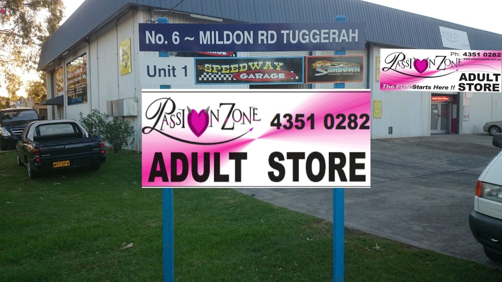 PassionZone Adult Store | store | 3/6 Mildon Rd, Tuggerah NSW 2259, Australia | 0243510282 OR +61 2 4351 0282