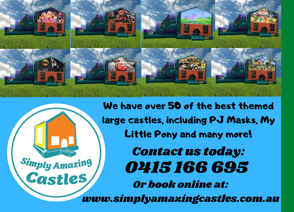 Simply Amazing Castles | Martin St, Northfield SA 5085, Australia | Phone: 0415 166 695