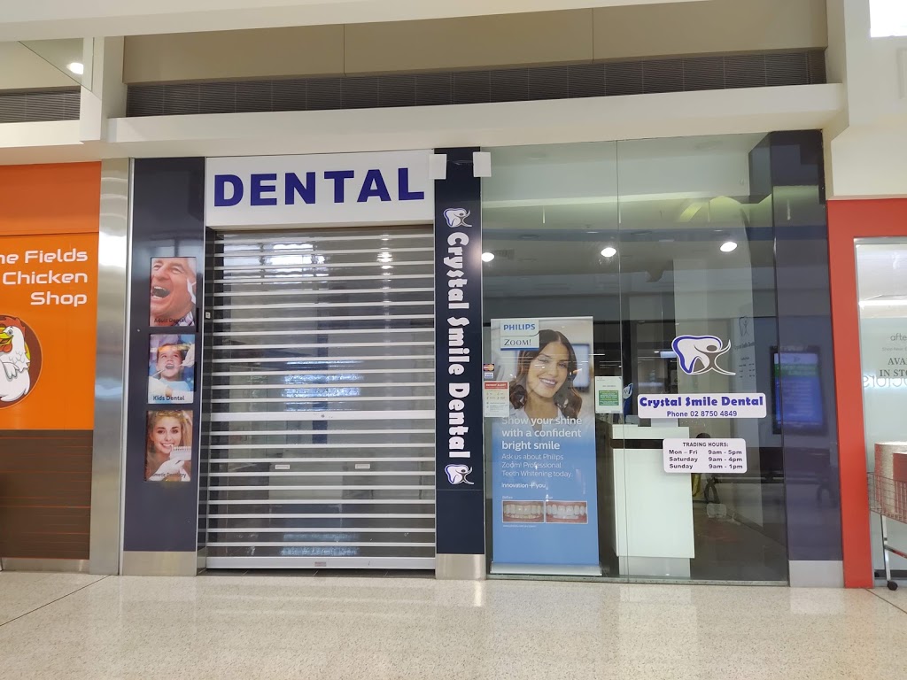 Crystal smile dental | Shop 74, Glenquarie shopping centre, Macquarie Fields NSW 2564, Australia | Phone: (02) 8750 4849