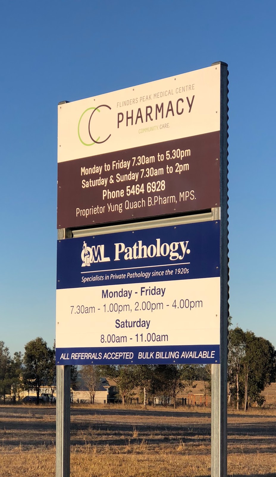 Flinders Peak Medical Centre (closing times at the discretion of | 355 Ipswich Boonah Rd, Purga QLD 4306, Australia | Phone: (07) 5464 6765
