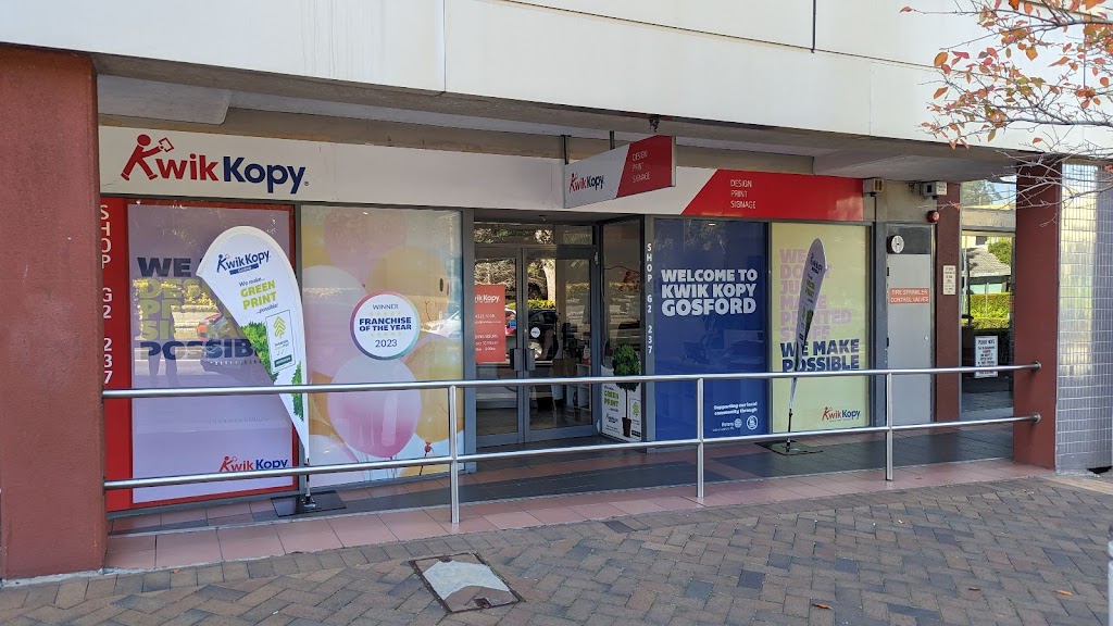 Kwik Kopy Gosford | 1/18 Nells Rd, West Gosford NSW 2250, Australia | Phone: (02) 4322 4100