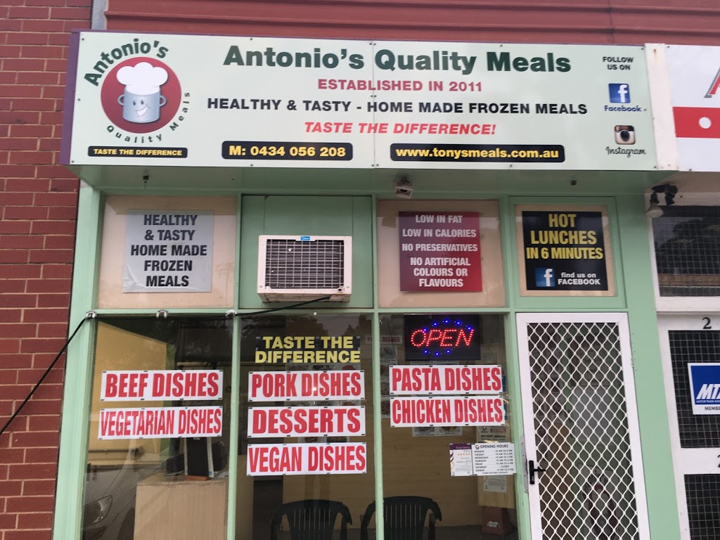 Antonios Quality Meals | store | 1/1 Acrylon Rd, Salisbury South SA 5106, Australia | 0449607638 OR +61 449 607 638
