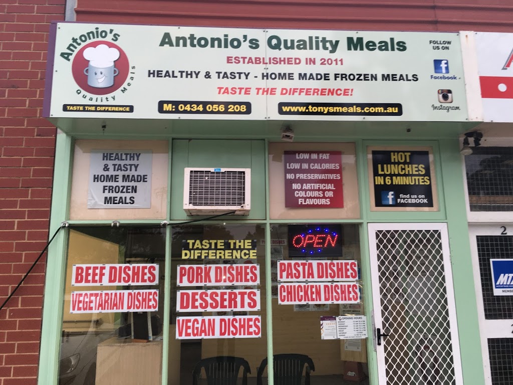 Antonios Quality Meals | 1/1 Acrylon Rd, Salisbury South SA 5106, Australia | Phone: 0449 607 638