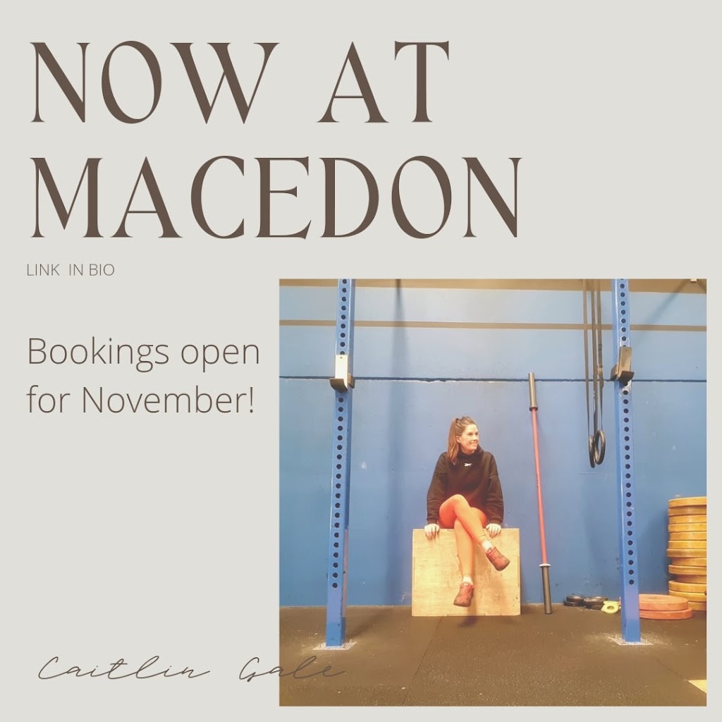 Caitlin Gale Myotherapy | 26 Victoria St, Macedon VIC 3440, Australia | Phone: (03) 9426 3945