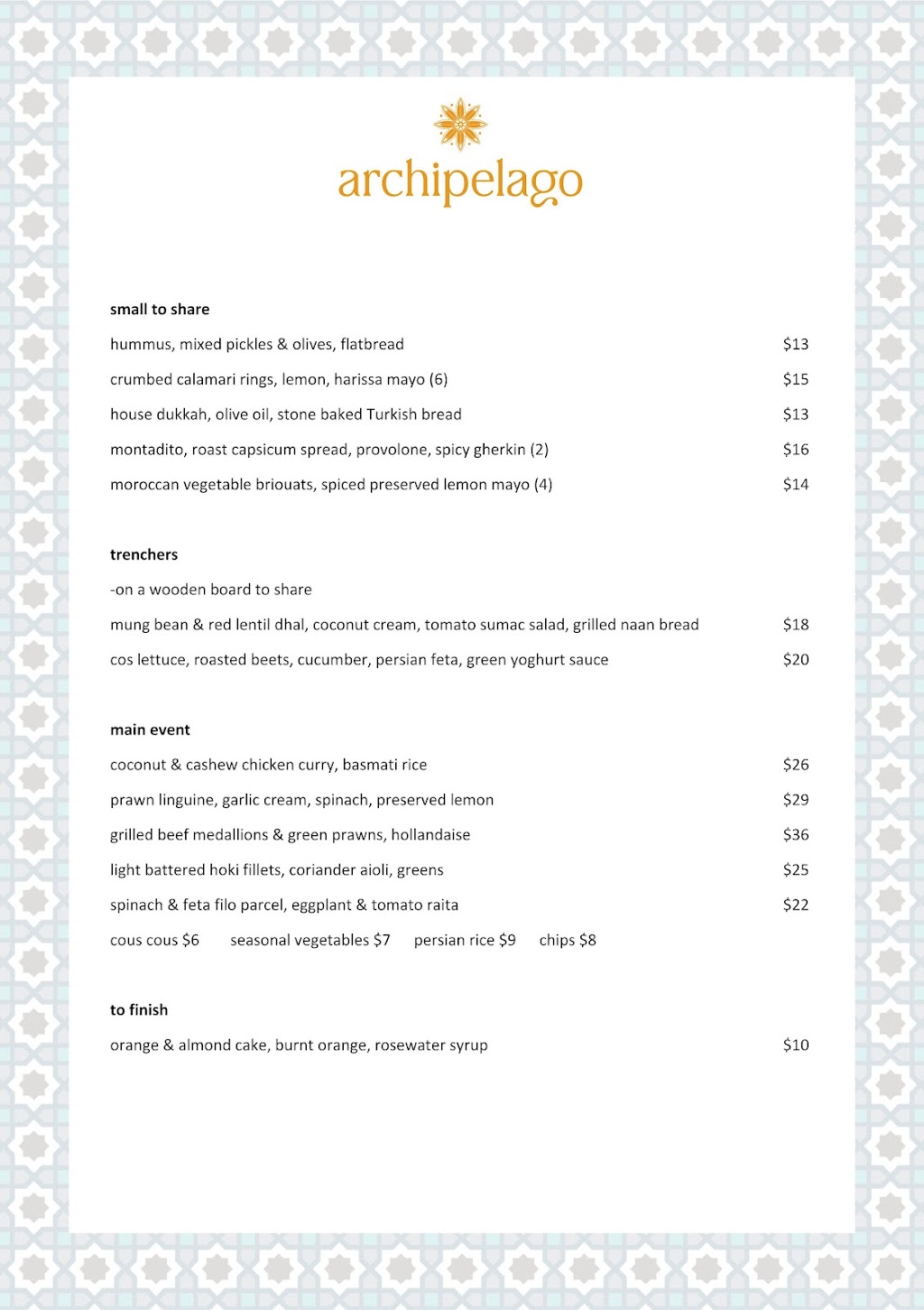 Archipelago | restaurant | 36a Merimbula Dr, Merimbula NSW 2548, Australia | 0493538710 OR +61 493 538 710