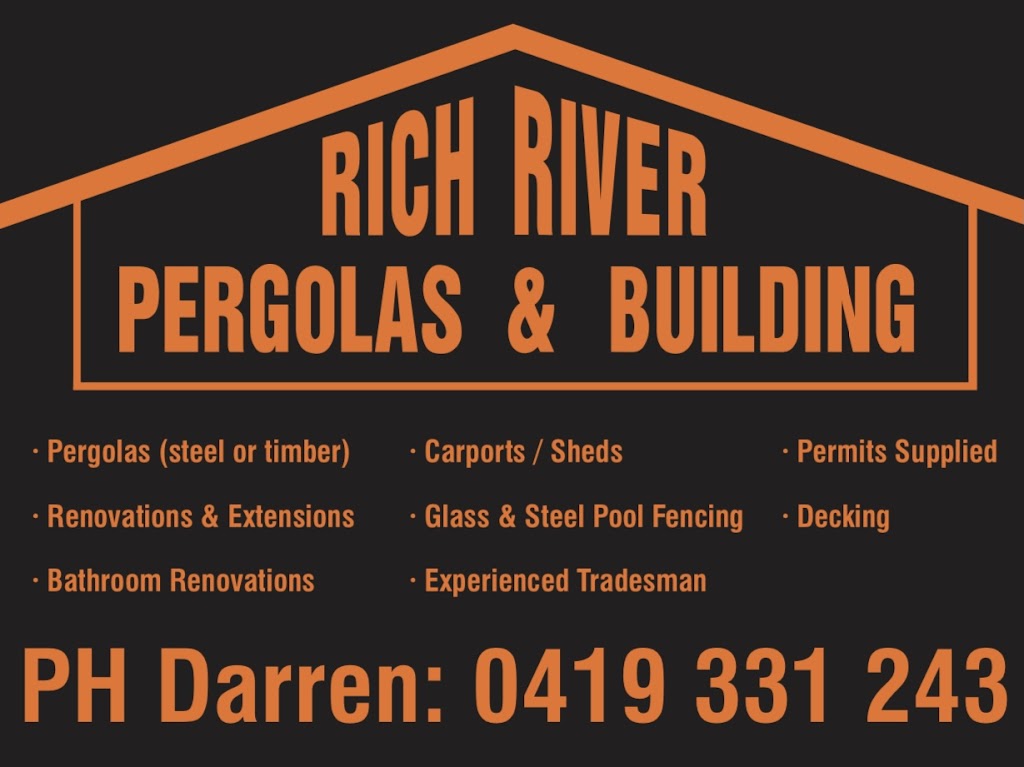 Rich River Pergolas & Building | 3 Bremner Ct, Moama NSW 2731, Australia | Phone: 0419 331 243