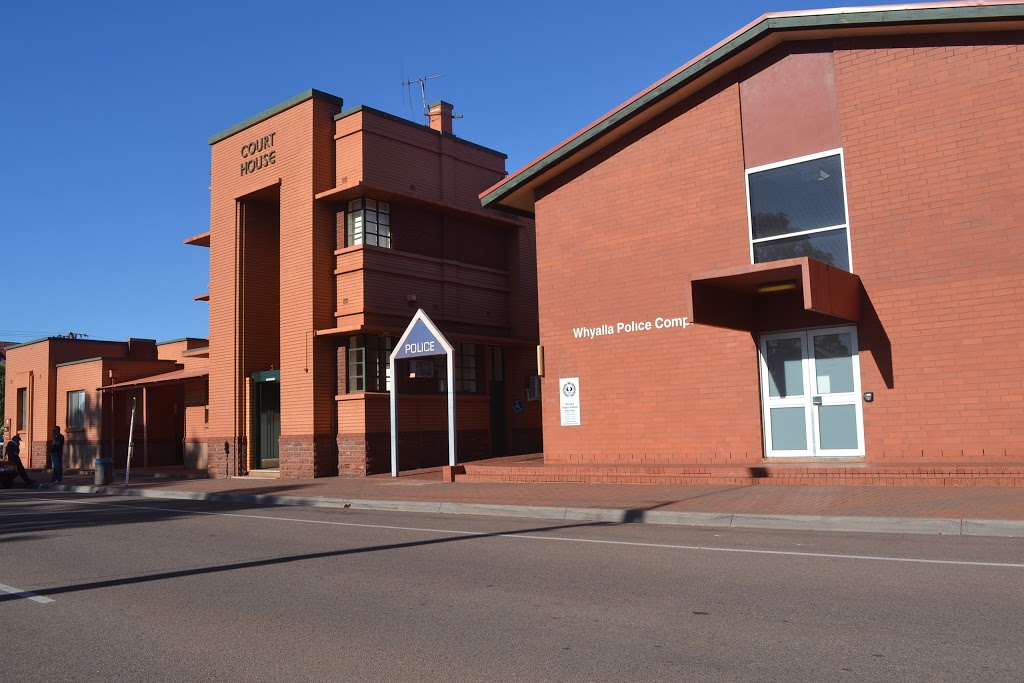 SA Police | police | 3 Whitehead St, Whyalla SA 5600, Australia | 0886488020 OR +61 8 8648 8020