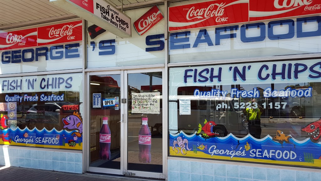 Georges Seafood | restaurant | 268 Shannon Ave, Geelong West VIC 3218, Australia | 0352231157 OR +61 3 5223 1157