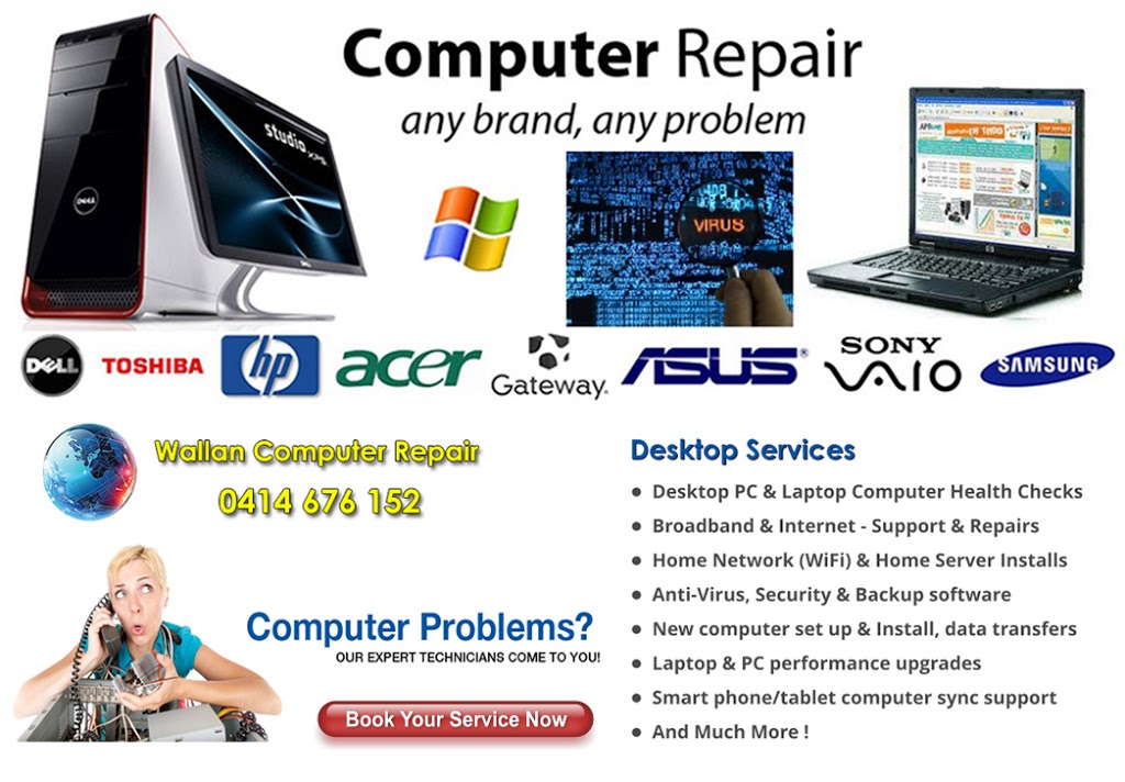 Wallan Computer Repair & Web Graphic Design |  | 3 Alan Dr, Wallan VIC 3756, Australia | 0414676152 OR +61 414 676 152